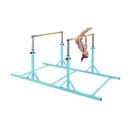Double Horizontal Bars For Kids 160 Kg Capacity Green
