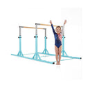 Double Horizontal Bars For Kids 160 Kg Capacity Green