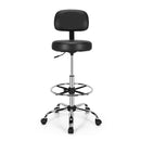 Ergonomic Drafting Chair With Backrest For Office