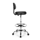 Ergonomic Drafting Chair With Backrest For Office