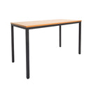 Drafting Steel Frame Table 1500Mm X 750Mm Beech Top Black Base
