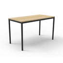 Drafting Steel Frame Table 1500Mm X 750Mm Natural Oak Top Black Base