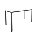 Drafting Steel Frame Table 1500Mm X 750Mm Natural White Top Black Base