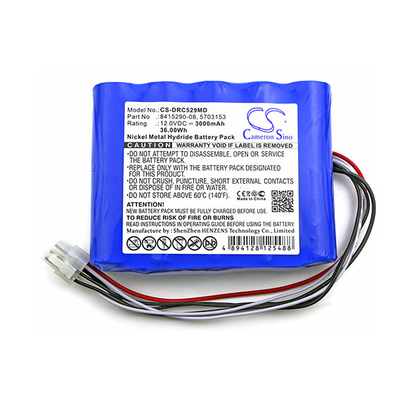 Cameron Sino Cs Drc529Md 3000Mah Replacement Battery For Drager