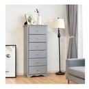 6 Drawer Chest With Mental Knobs For Living Room