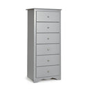 6 Drawer Chest With Mental Knobs For Living Room