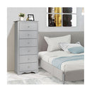 6 Drawer Chest With Mental Knobs For Living Room