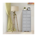 6 Drawer Chest With Mental Knobs For Living Room