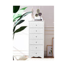 6 Drawer Chest With Mental Knobs For Living Room