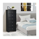 6 Drawer Chest With Mental Knobs For Living Room