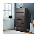 6 Drawer Chest With Mental Knobs For Living Room