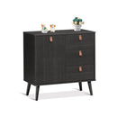 Drawer Chest Dresser With Anti Toppling Device For Living Room Coffee