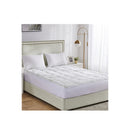 Bamboo Pillowtop Mattress Topper White
