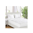 Bamboo Pillowtop Mattress Topper White