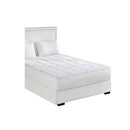 Bamboo Pillowtop Mattress Topper White