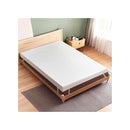 Dual Layer Memory Foam Mattress Topper 10Cm White