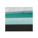 Memory Foam Mattress Topper 5Cm White