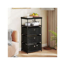Dresser With 3 Drawers And Wood Top