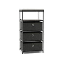 Dresser With 3 Drawers And Wood Top