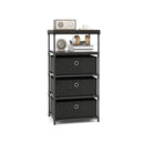 Dresser With 3 Drawers And Wood Top