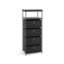 Dresser With 4 Drawers And Wood Top