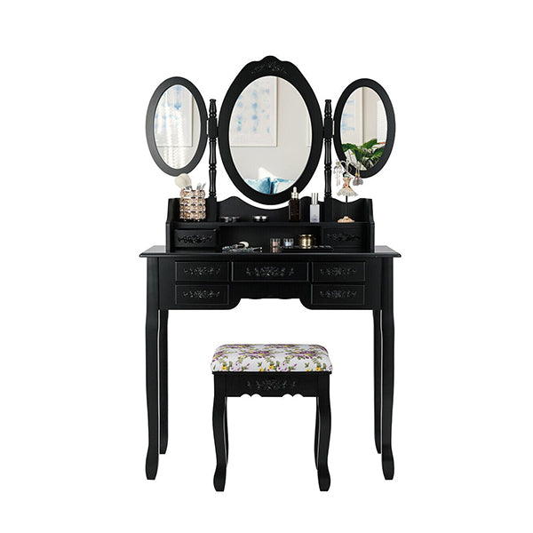 Dressing Table Set With Makeup Desk And Stool
