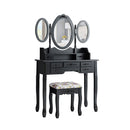 Dressing Table Set With Makeup Desk And Stool