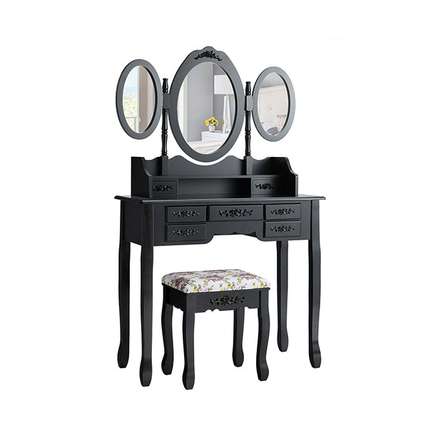 Dressing Table Set With Makeup Desk And Stool
