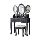 Dressing Table Set With Makeup Desk And Stool