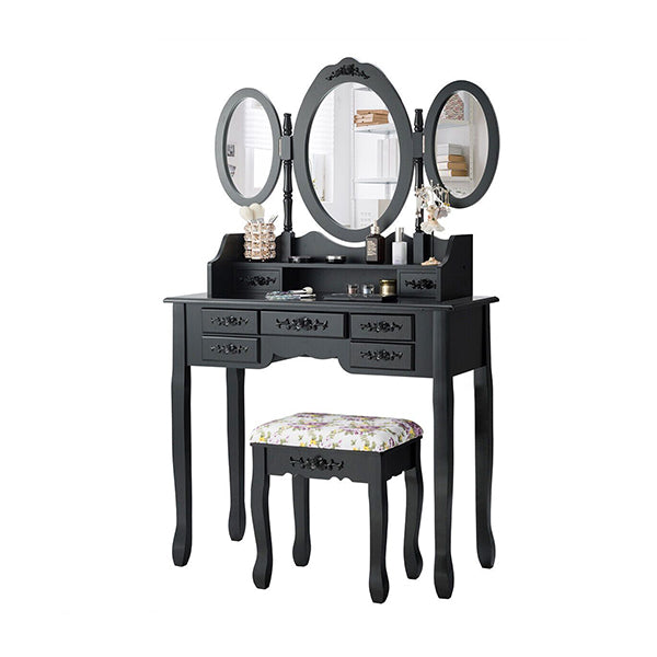 Dressing Table Set With Makeup Desk And Stool