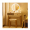 Dressing Table With Lights Stool For Makeup