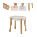 Dressing Table With Lights Stool For Makeup
