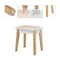 Dressing Table With Lights Stool For Makeup