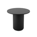 Drum Base Table 900Mm Dia X 730Mm H Black Top Black Base