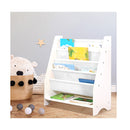 Kids Bookshelf Bookcase Magazine Rack Wooden Organiser Shelf Rack Children