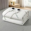 Electric Blanket Bamboo Fabric Double Fitted Heated Pad Underlay Washable Winter