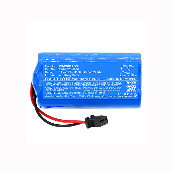 Cameron Sino Cs Edn221vx 3350mah Battery For Ecovacs D83 Vacuum