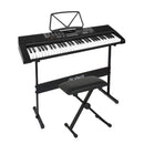 61 Keys Electronic Piano Keyboard Digital Electric with Stand Stool Speaker