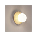 Travertine Decorative Opal Glass Wall Light