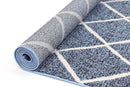 Tamarind Reef Blue Cream Diamond Rug