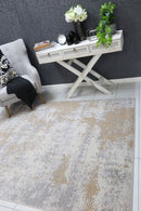 Silver Reef Beige Modern Abstract Rug