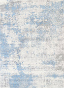 Seabreeze Reef Blue Modern Abstract Rug