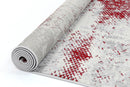 Sage Reef Red Modern Abstract Rug