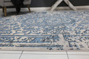 Pearl Reef Blue Vintage Rug