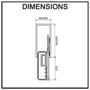 Galley Undersink Cleaning Pull Out Storage Side Mounted