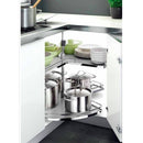 Provedore Kitchen Cupboard Carousel 270 degrees Height Adjustable