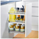 Galley Kitchen Pull Out Cupboard Organiser Suits 400mm Cupboard