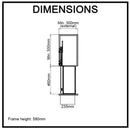Provedore Pull Out Undercounter Storage Left Side Mount