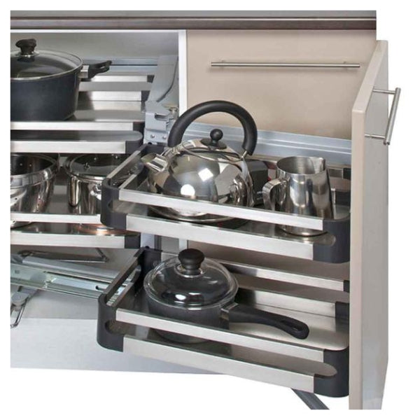 Chef Magic Pull Out Kitchen Storage 900mm Blind Corner Right Opening
