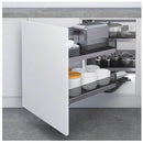 Galley Magic Corner Pull Out Kitchen Storage Smoked Glass 900mm Left